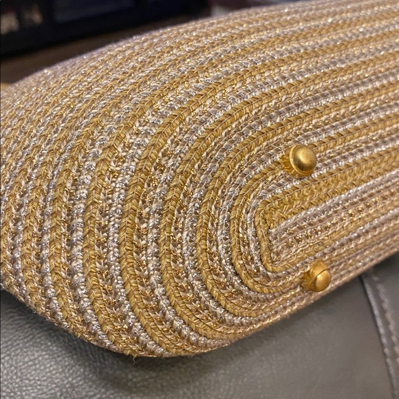 Eric Javits Metallic Tote Bag and Eric Javits squishy hat - Picture 9 of 14